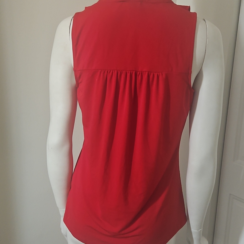 Red Ruffle Top Goth - Picture 7 of 10